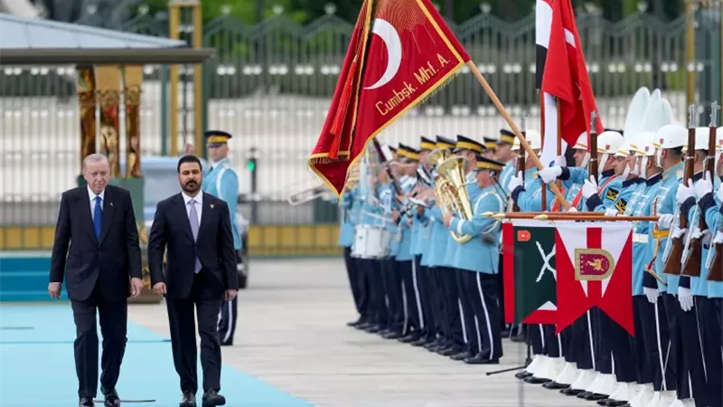 أردوغان خلال استقباله