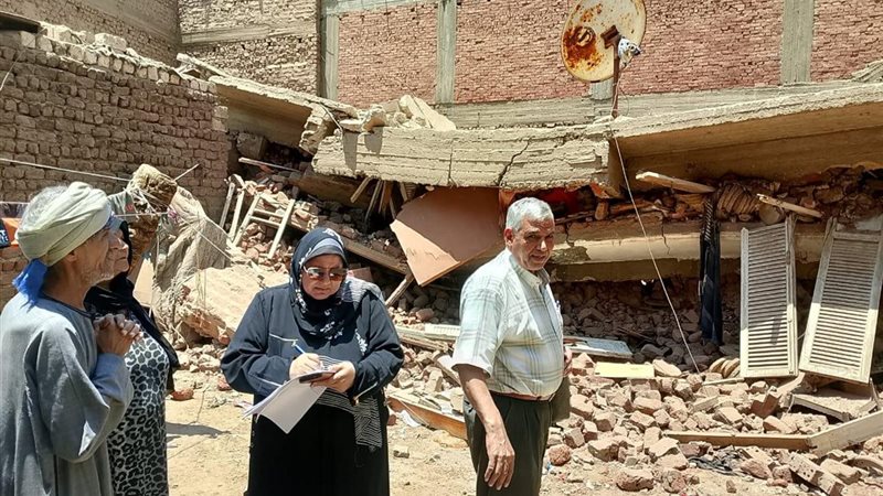حادث انهيار منزل