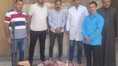 ضبط 108 كجم لحوم منتهية الصلاحية في سوهاج