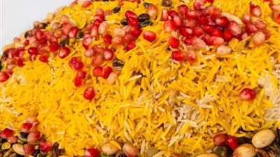 بفرط الرمان.. قدمي لأسرتك الأرز البرياني بالزعفران والرمان