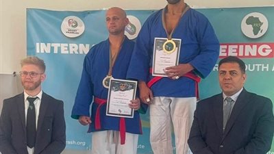 محمد الشافعي يتوج بذهبية بطولة أفريقيا للكوراش في وزن 81 كجم