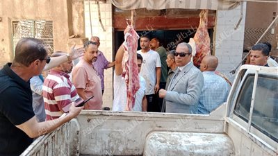 ضبط 100 كيلو لحوم غير صالحة وتحرير 5 محاضر لمخالفات المخابز بالمنوفية