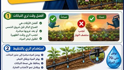 «المفتش قطورة» يكشف أسرار ري الحدائق.. نصائح بسيطة لتوفير المياه والحفاظ على النباتات
