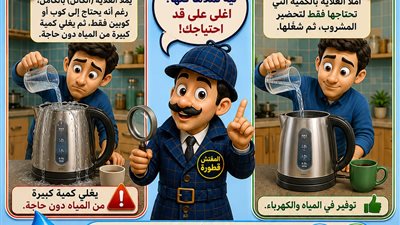 المفتش قطورة يكشف لغز غلاية المياه.. كيف توفر الماء والكهرباء في منزلك؟