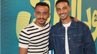 «محمود التاني» يصل السعودية.. أبطال الفيلم يحتفلون بالعرض الخاص