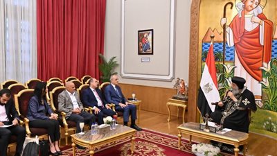  البابا تواضروس الثاني يستقبل وزير السياحة الأردني