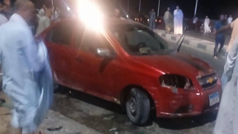 حادث تصادم أعلي كوبرى